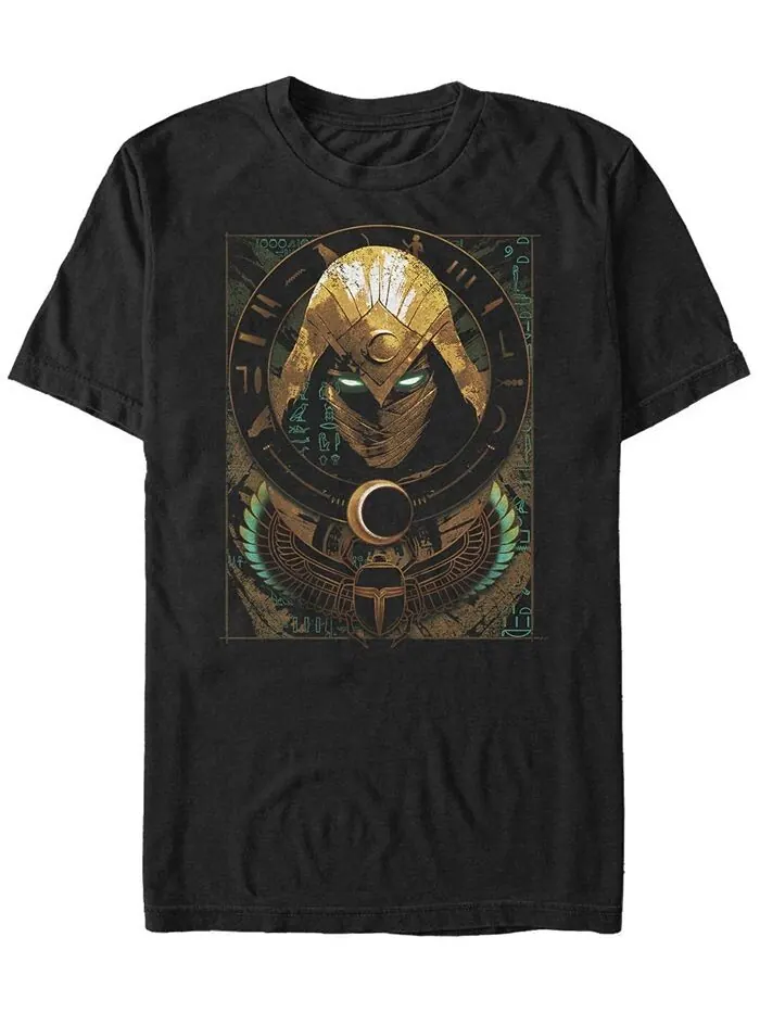 Мужская футболка с коротким рукавом Moon Knight Scarab Moon Fifth Sun — изображение 1 из 1, черный