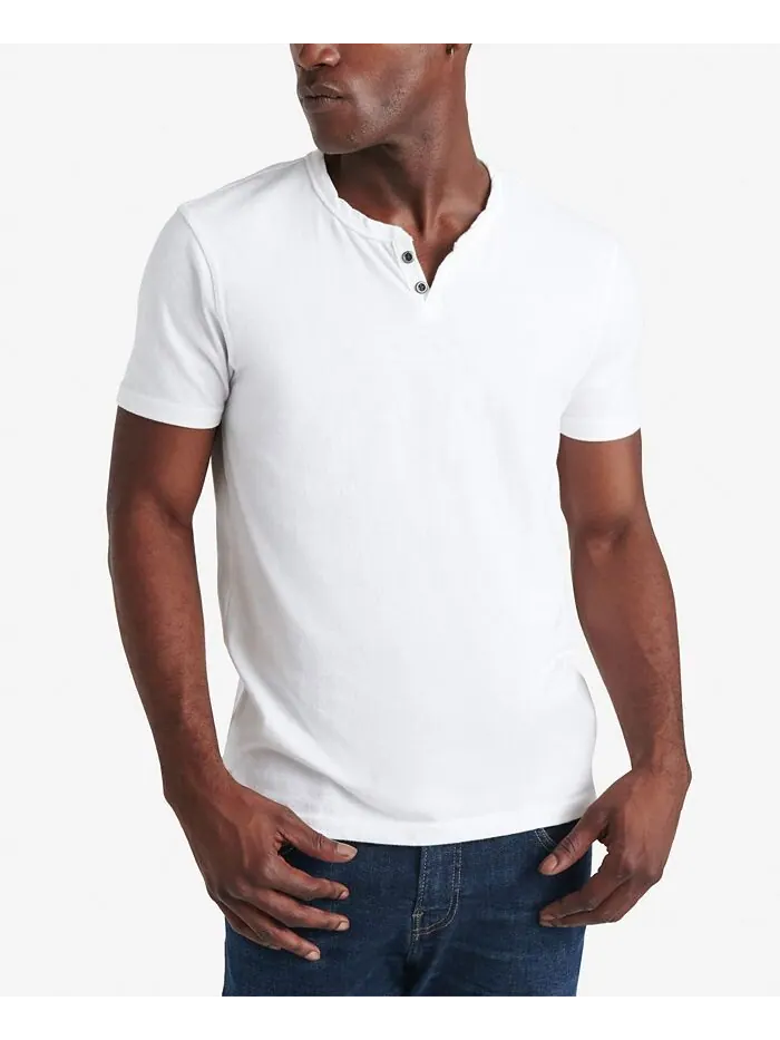 Мужская футболка с короткими рукавами Venice Burnout Notch Lucky Brand — изображение 1 из 3, яркий белый