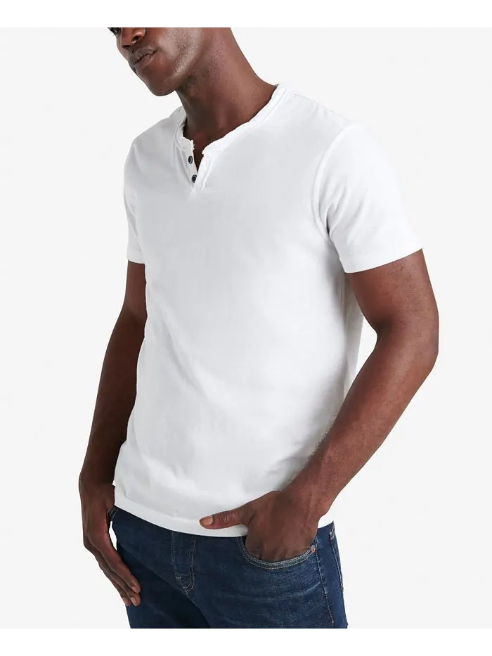 Мужская футболка с короткими рукавами Venice Burnout Notch Lucky Brand — изображение 3 из 3, яркий белый