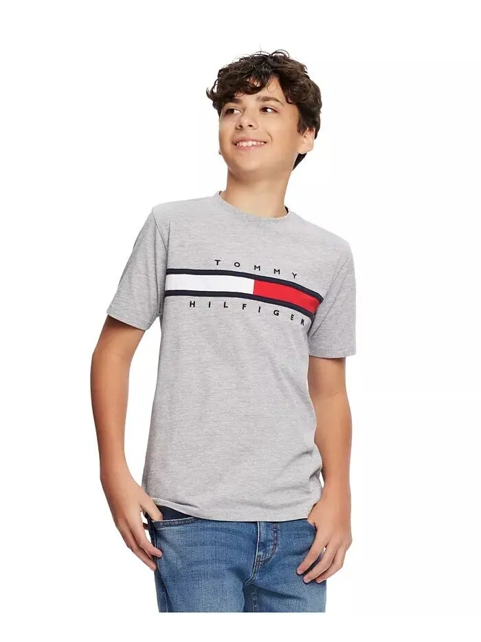 Футболка Big Boy Tommy New Signature Tommy Hilfiger — изображение 2 из 4, белый