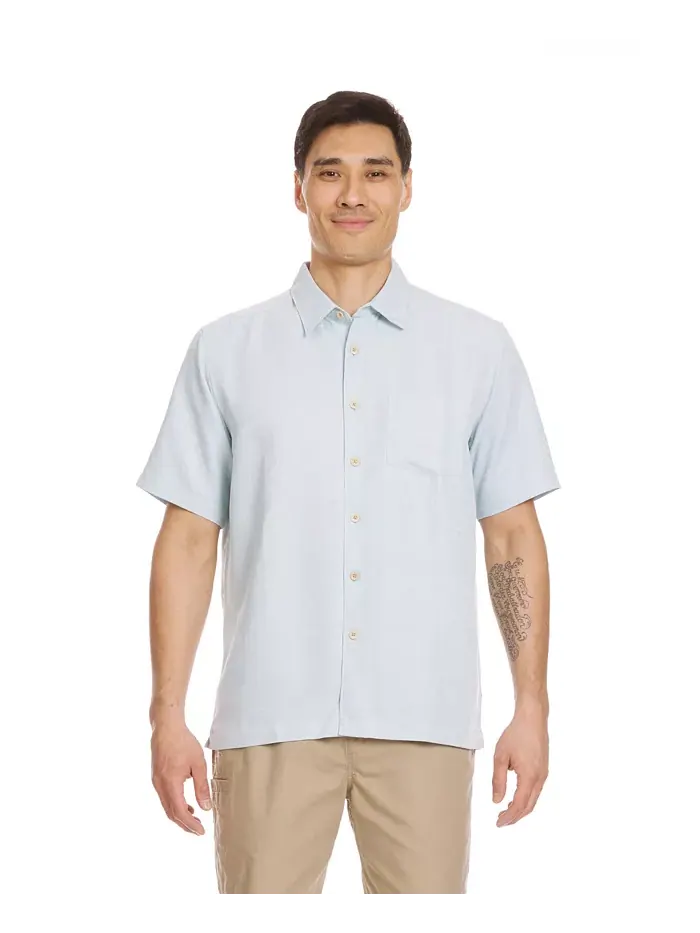 Quiksilver Мужская рубашка Island Jungle Woven Quiksilver Waterman — изображение 1 из 3, фантомный