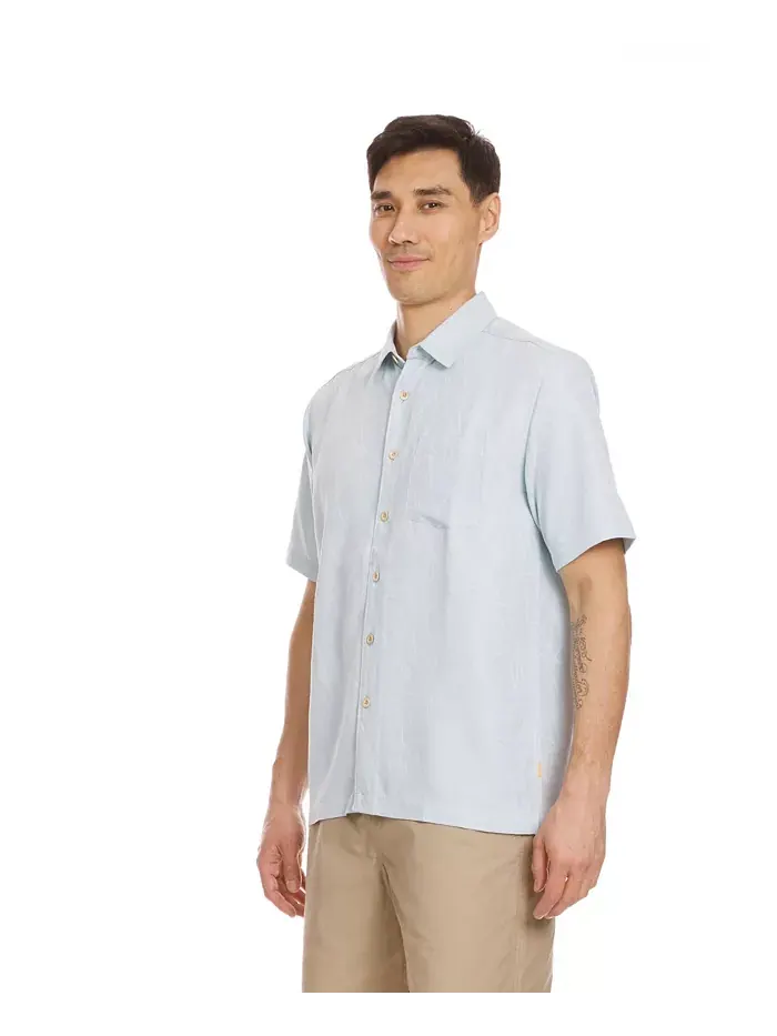 Quiksilver Мужская рубашка Island Jungle Woven Quiksilver Waterman — изображение 3 из 3, фантомный