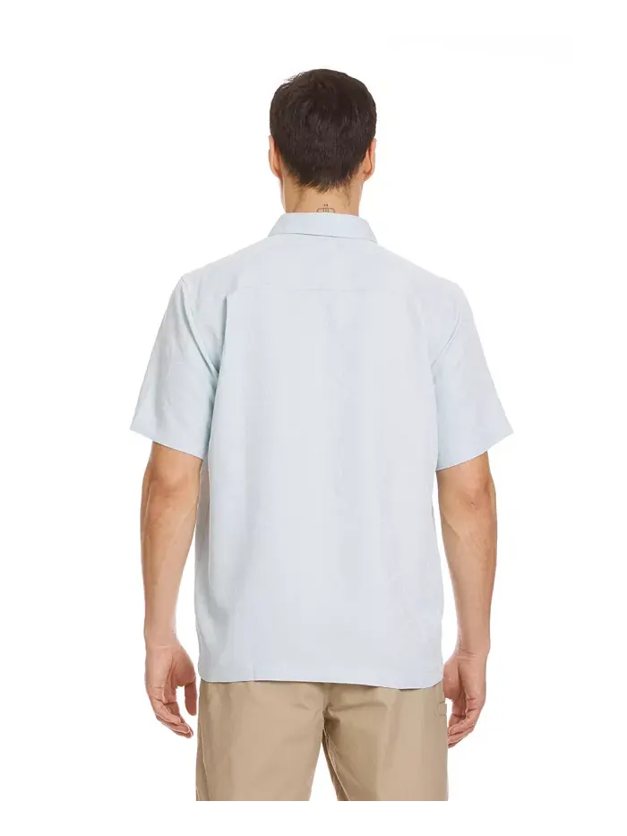 Quiksilver Мужская рубашка Island Jungle Woven Quiksilver Waterman — изображение 2 из 3, синий