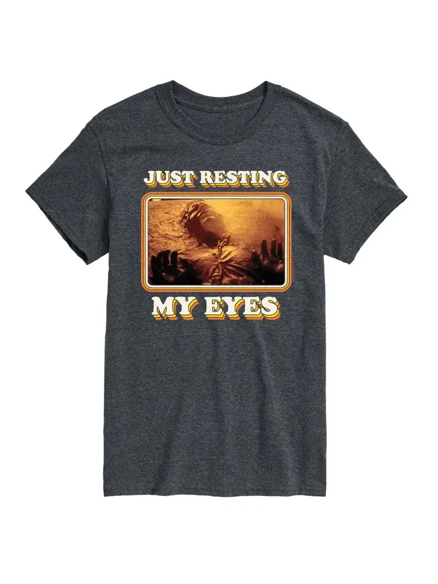 Футболка с графическим принтом Men's Resting My Eyes AIRWAVES — изображение 1 из 3, темно-серый