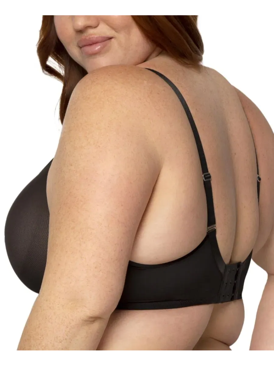 Бюстгальтер с чашками из сетки, без подкладки, с косточками, модель Sheer Mesh Full Coverage Curvy — изображение 2 из 3