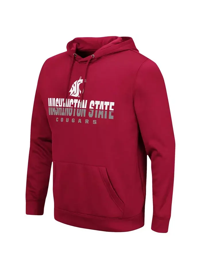 Мужская толстовка с капюшоном Washington State Cougars Lantern Colosseum — изображение 2 из 5, красный