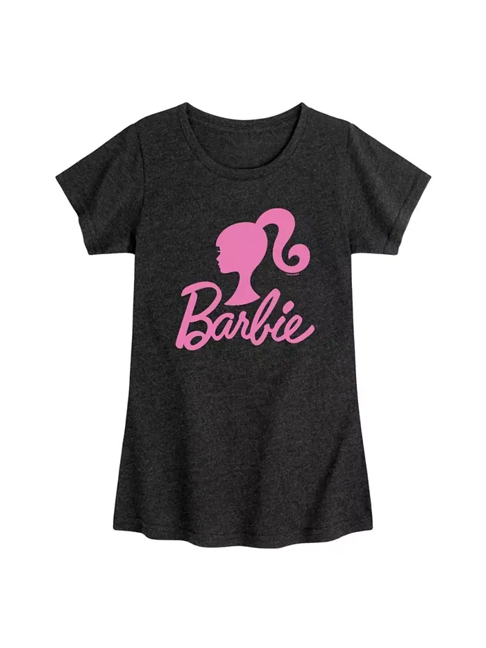 Футболка с коротким рукавом и принтом Big Girls Logo Barbie