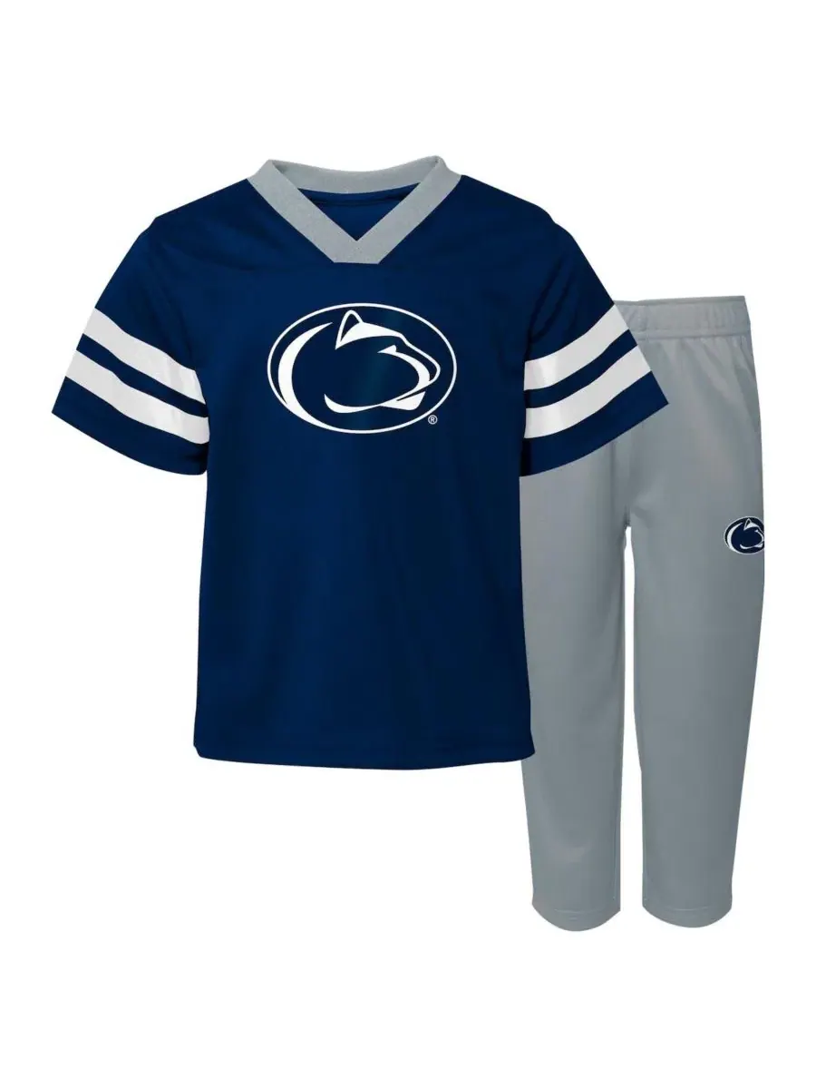 Комплект из джерси и штанов Penn State Nittany Lions Red Zone Outerstuff — изображение 1 из 4, темно-синий