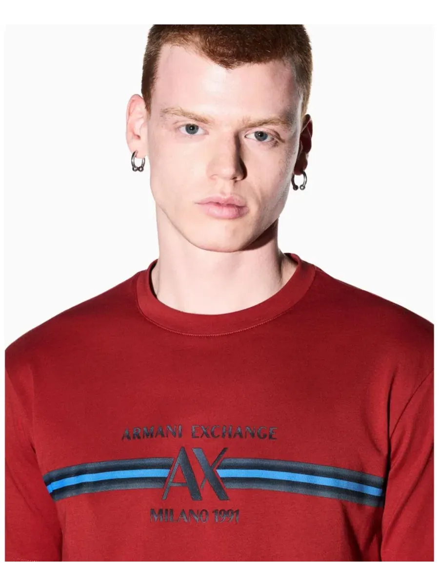 Футболка с полоской A|X Armani Exchange — изображение 7 из 7, босса-нова