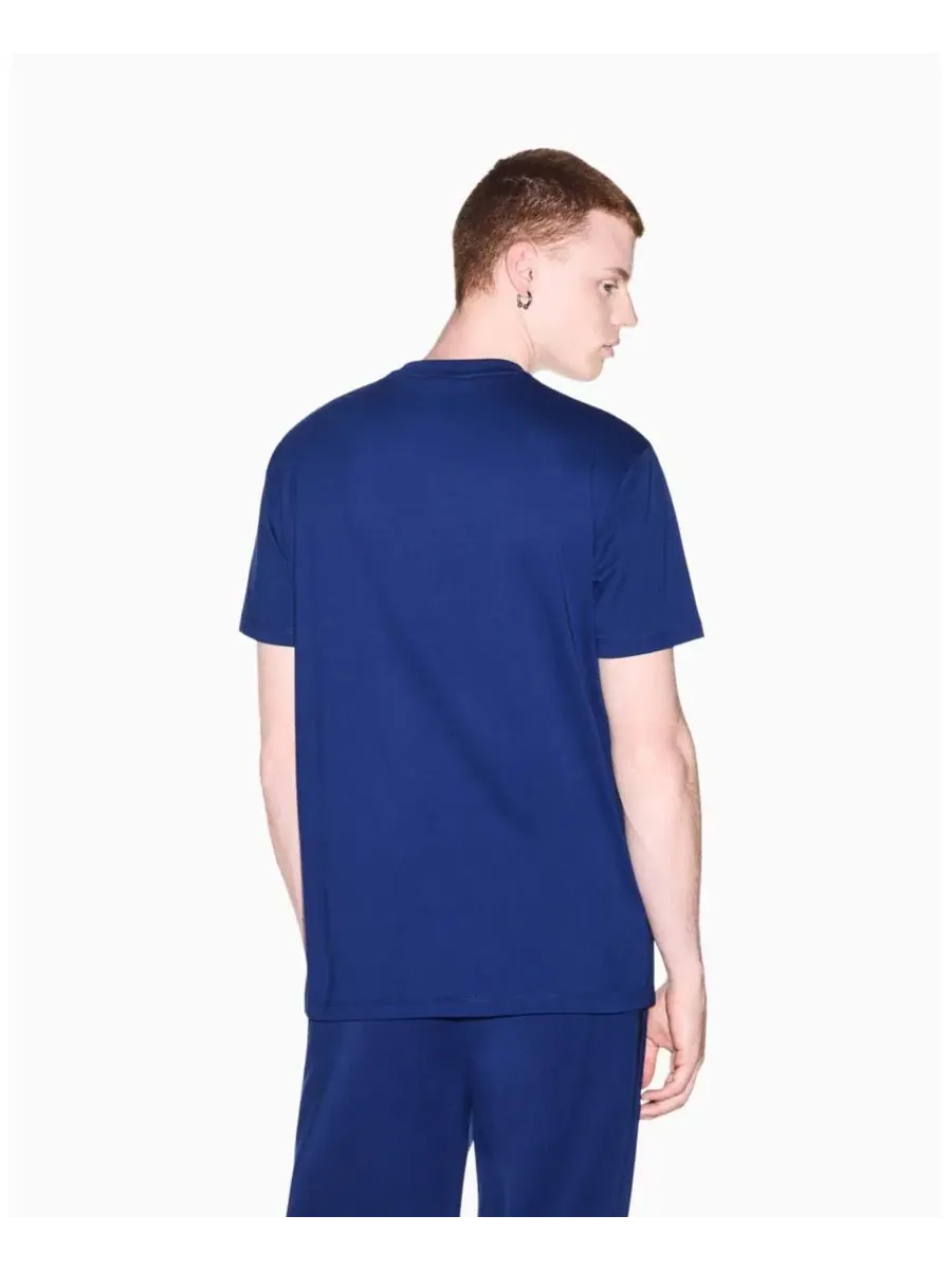 Футболка с полосой A|X Armani Exchange — изображение 3 из 7, синий