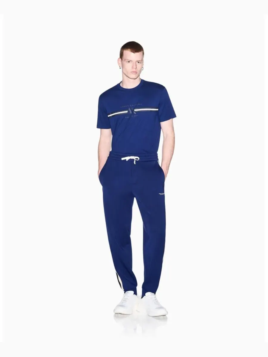 Футболка с полосой A|X Armani Exchange — изображение 5 из 7, синий
