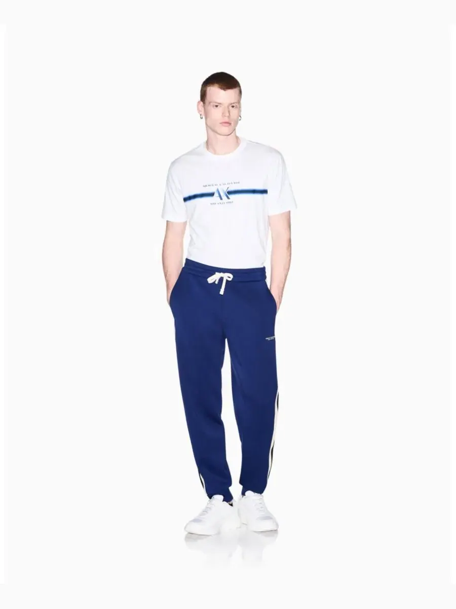 Футболка с полосками A|X Armani Exchange — изображение 6 из 8, белый