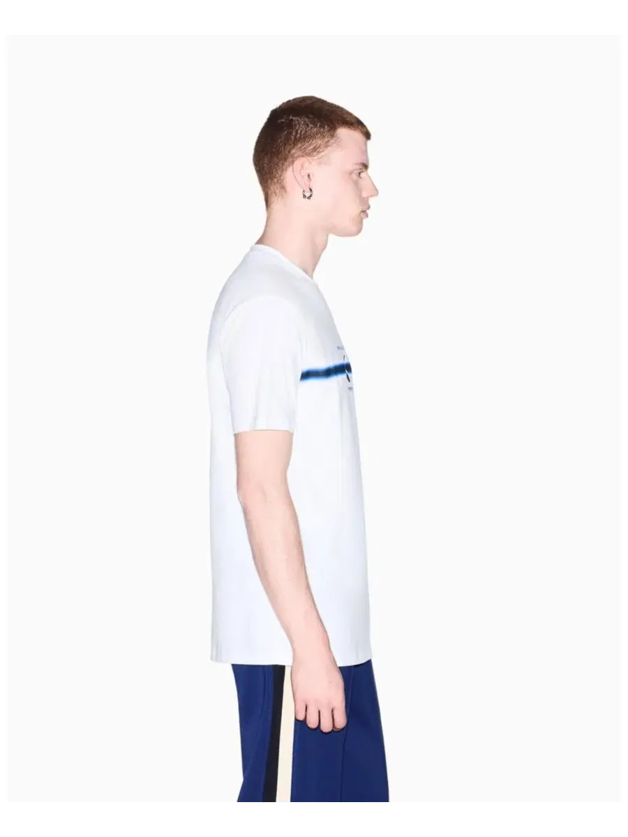 Футболка с полосками A|X Armani Exchange — изображение 8 из 8, белый