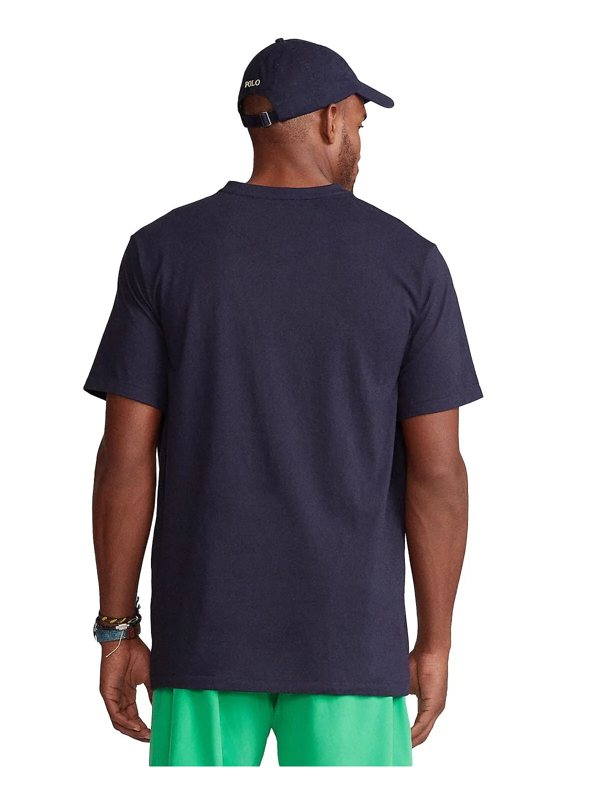 Мужская футболка классического кроя с v-образным вырезом Big & Tall Polo Ralph Lauren — изображение 4 из 4, чернильный