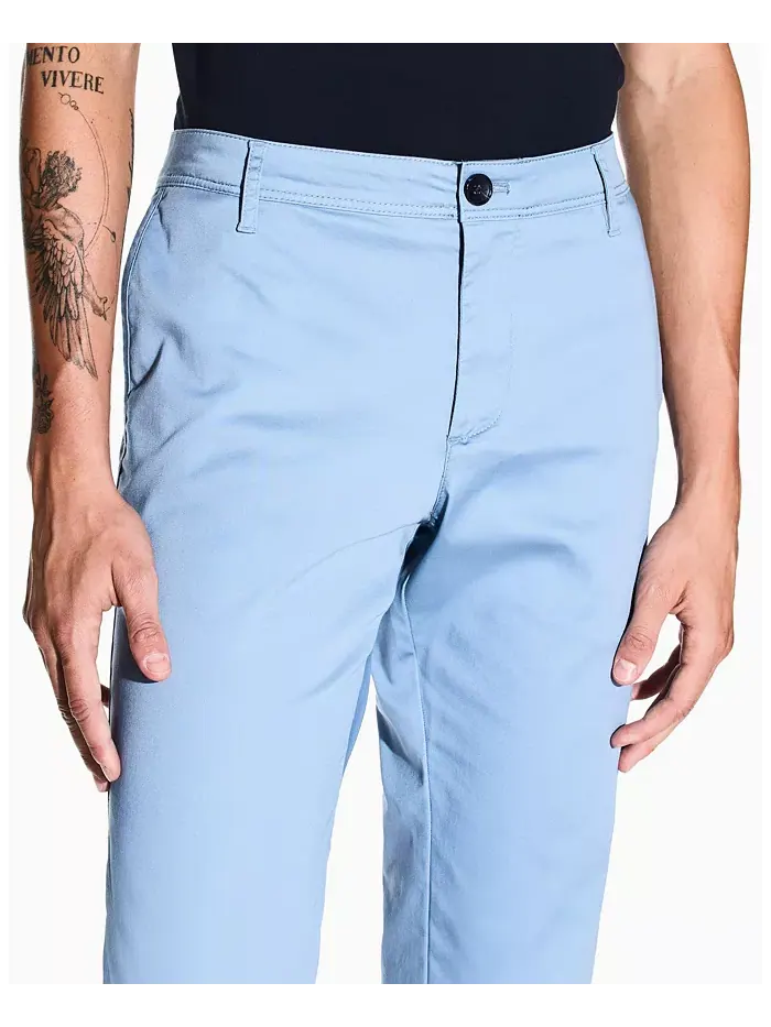 Мужские облегающие брюки чинос A|X Armani Exchange — изображение 2 из 5, синий