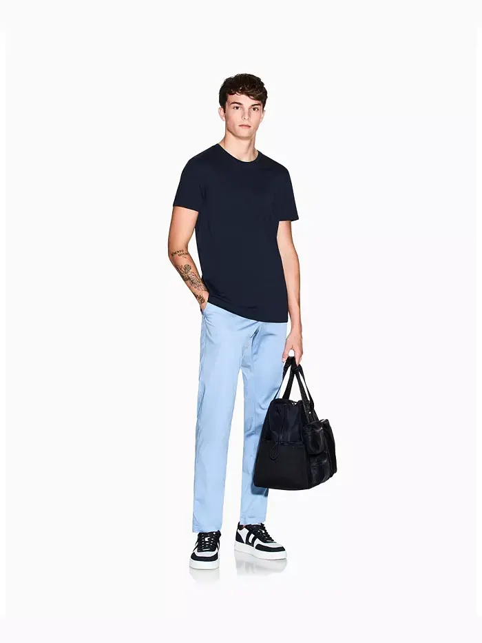 Мужские облегающие брюки чинос A|X Armani Exchange — изображение 4 из 5, синий