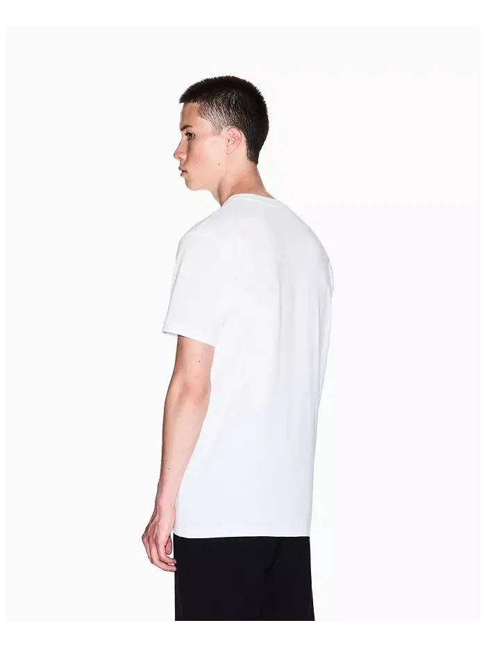 Мужская футболка с тональным принтом в виде сетки A|X Armani Exchange — изображение 2 из 5, бежевый/бежевый