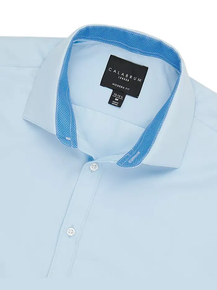 Мужская классическая рубашка Regular Fit из немнущейся ткани для повседневной носки Calabrum — изображение 1 из 6