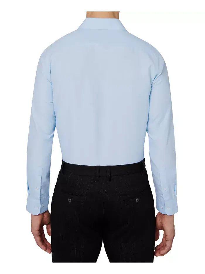 Мужская классическая рубашка Regular Fit из немнущейся ткани для повседневной носки Calabrum — изображение 3 из 6
