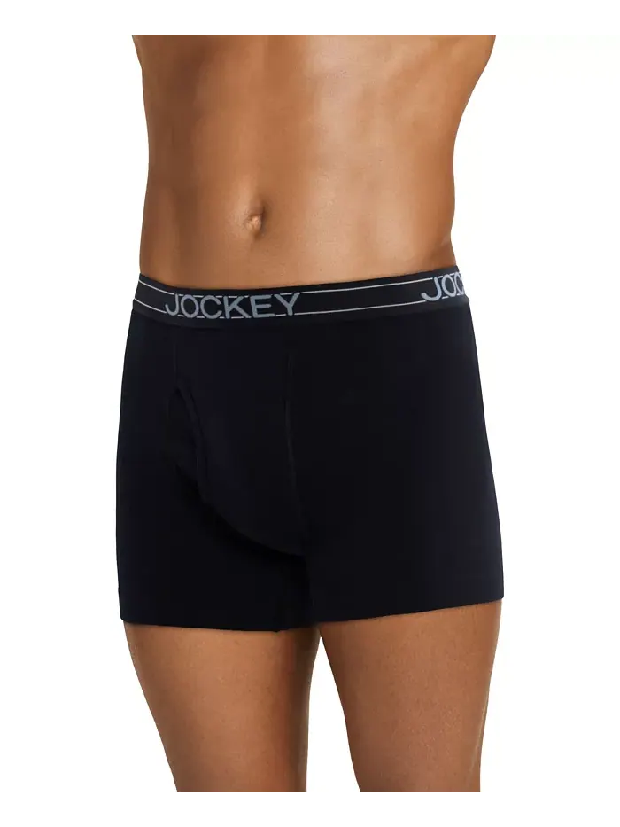 Мужские боксеры Jockey Lightweight Cotton Blend 5", 4 штуки в упаковке — изображение 5 из 7, синий