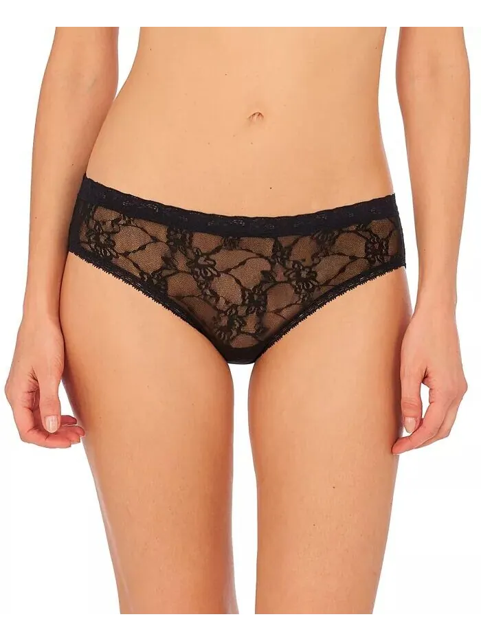 Женское нижнее белье Bliss Allure, один размер, кружевное нижнее белье для девочек 776303 Natori — изображение 1 из 3, кофе