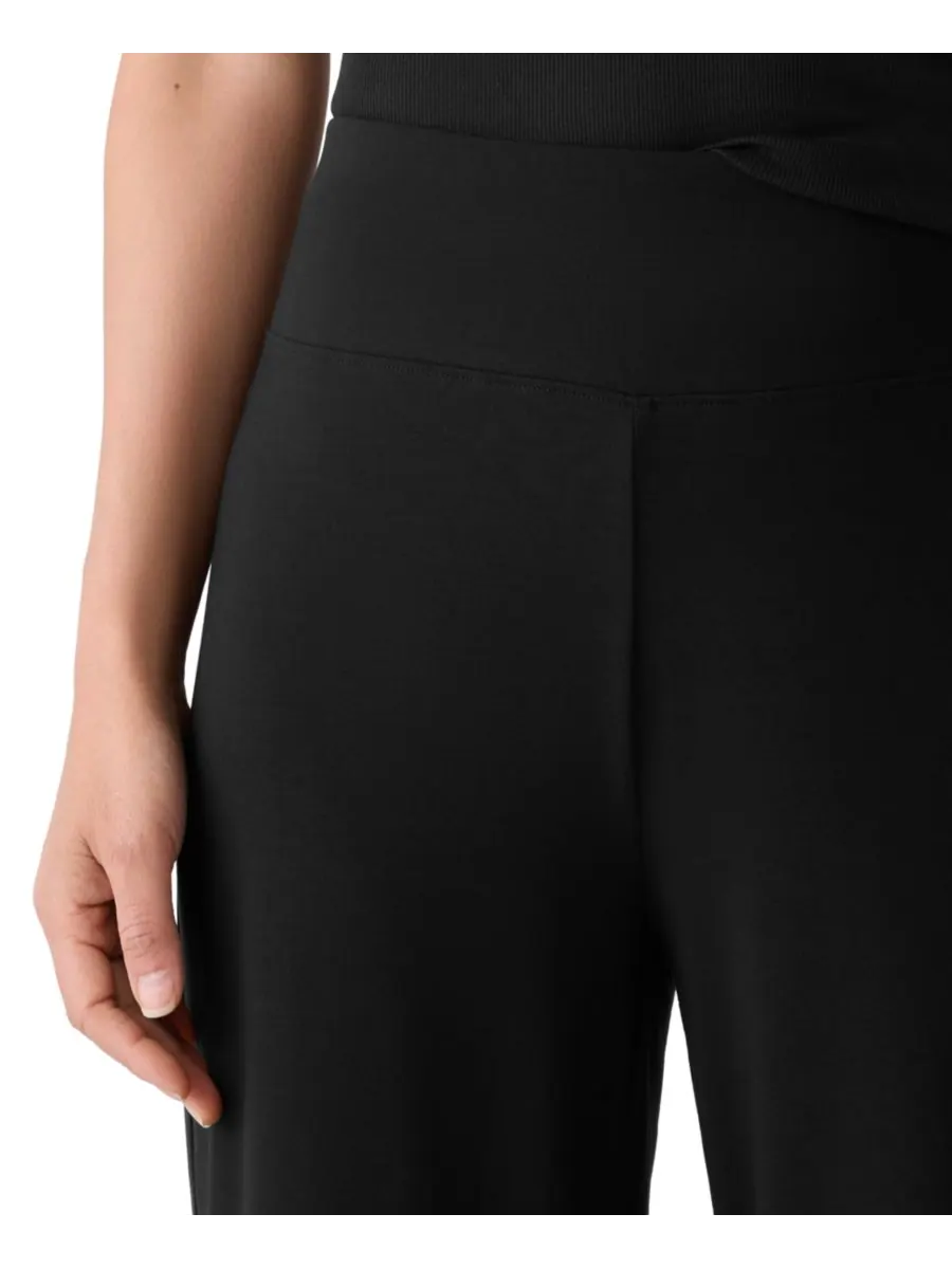 Женские брюки с высокой талией Eileen Fisher — изображение 4 из 4, черный