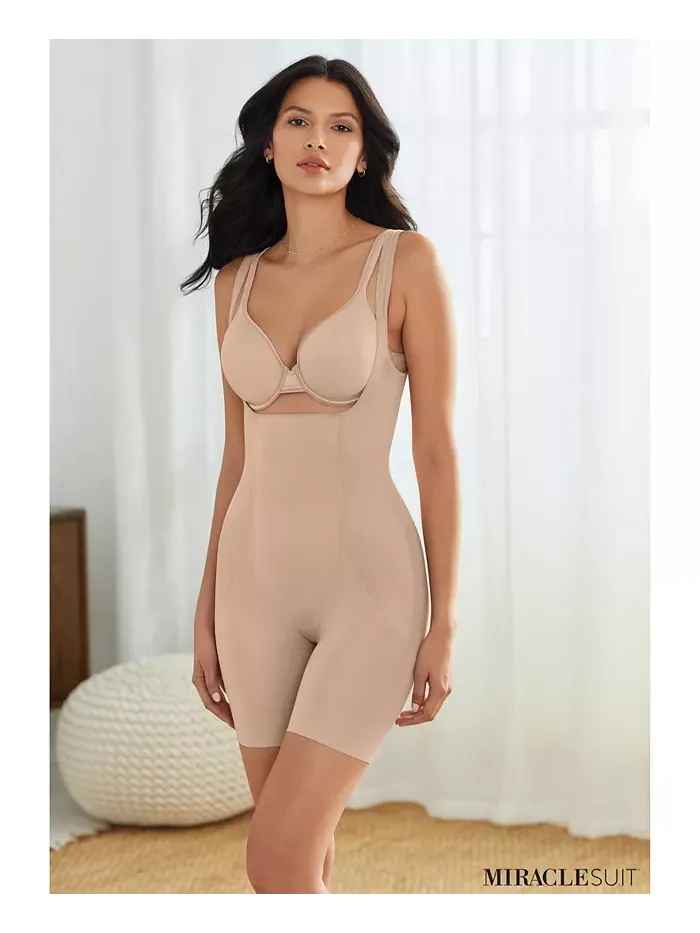 Женские утягивающие шорты Shape Away Wear Your Own Bra Extra Firm Thigh Slimmer 2912 Miraclesuit — изображение 5 из 11