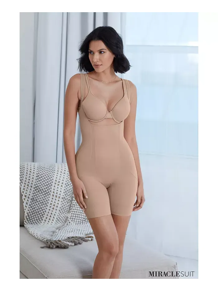 Женские утягивающие шорты Shape Away Wear Your Own Bra Extra Firm Thigh Slimmer 2912 Miraclesuit — изображение 7 из 11
