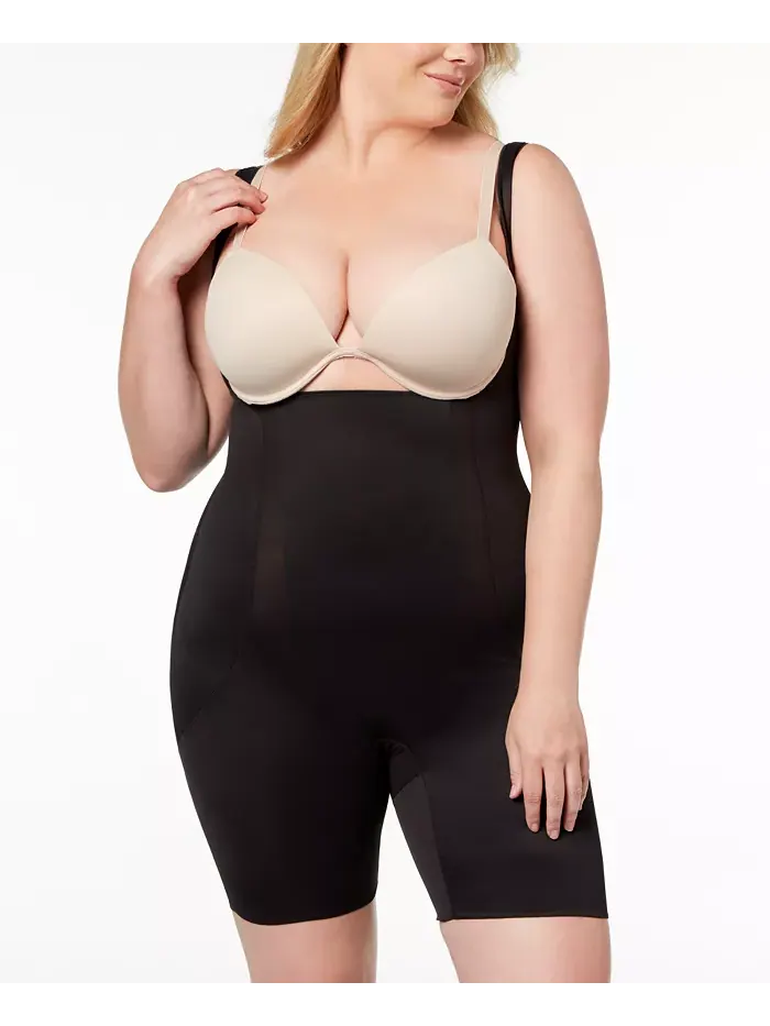 Женские утягивающие шорты Shape Away Wear Your Own Bra Extra Firm Thigh Slimmer 2912 Miraclesuit — изображение 1 из 5, черный
