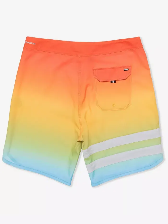 Мужские шорты для плавания Phantom Eco Block Party Boardshorts Hurley — изображение 6 из 6, оранжевый