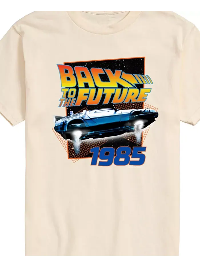 Мужская футболка с коротким рукавом Back to The Future AIRWAVES — изображение 3 из 3, бежевый хаки