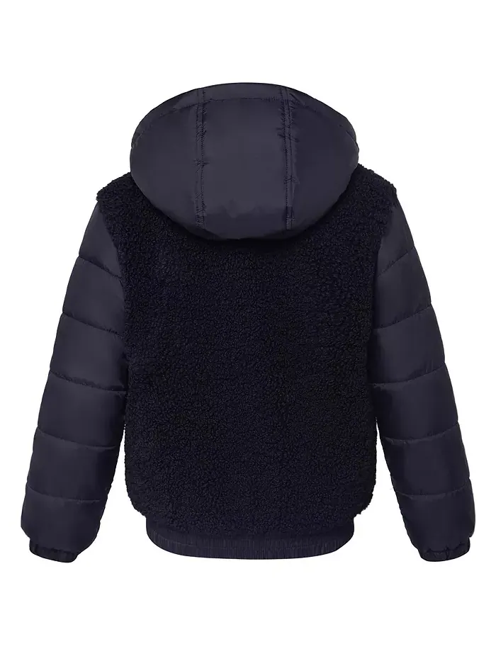 Мальчиковая куртка Sherpa 4-18 Rokka&Rolla — изображение 5 из 9, черный