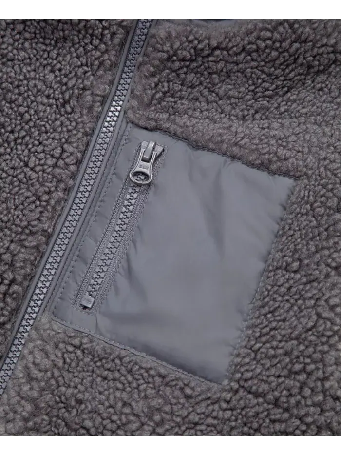 Мальчиковая куртка Sherpa 4-18 Rokka&Rolla — изображение 9 из 11, серый