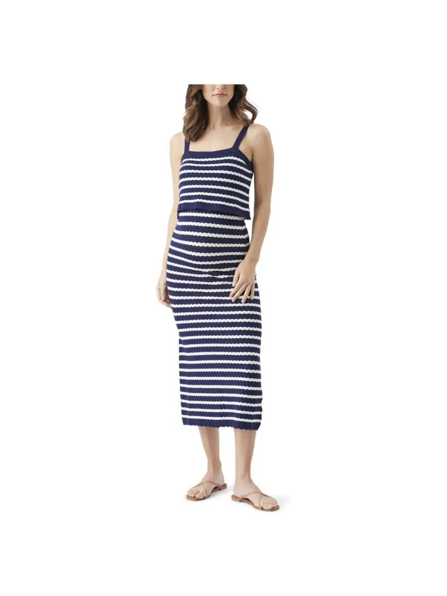 Платье для кормления из ажурной вязки для беременных Ripe Maternity — белый