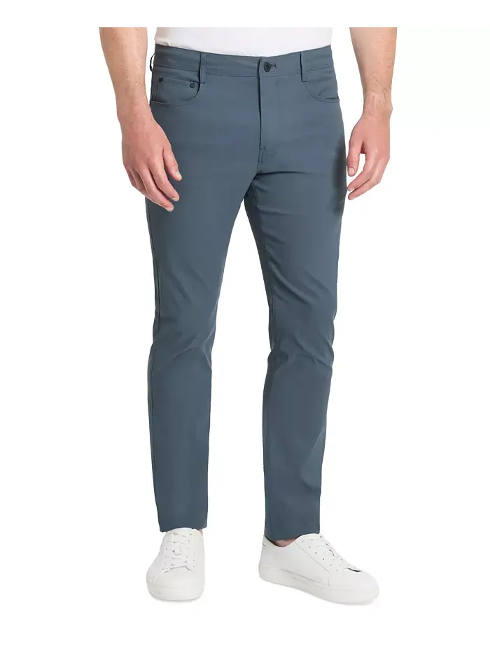 Мужские облегающие зауженные брюки Kennth Cole из эластичной ткани Kenneth Cole — 1