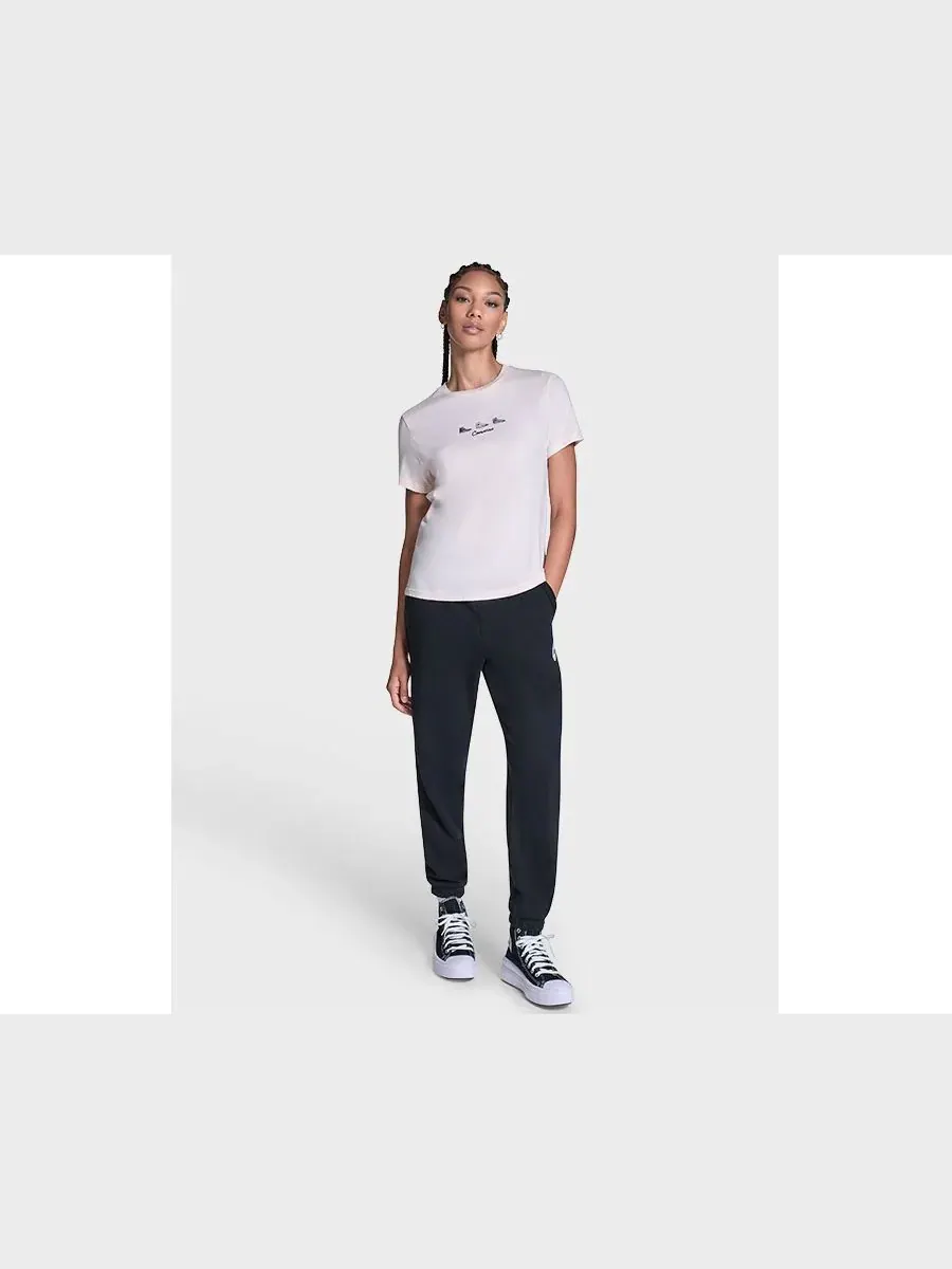 Женская футболка с вышивкой "Трио" Converse, Petal Pit — изображение 2 из 6