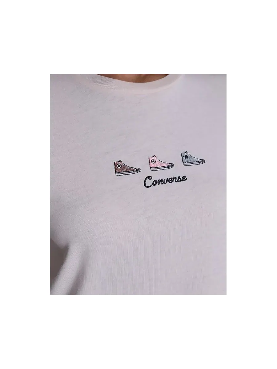 Женская футболка с вышивкой "Трио" Converse, Petal Pit — изображение 6 из 6