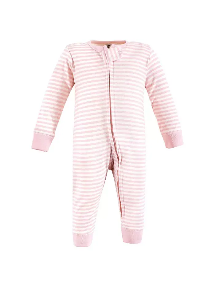 Детский комбинезон Hudson Cotton Preemie для сна и игр Hudson Baby — изображение 4 из 5, розовый