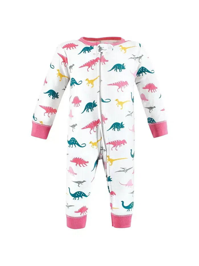 Детский комбинезон Hudson Cotton Preemie для сна и игр Hudson Baby — изображение 5 из 5, розовый