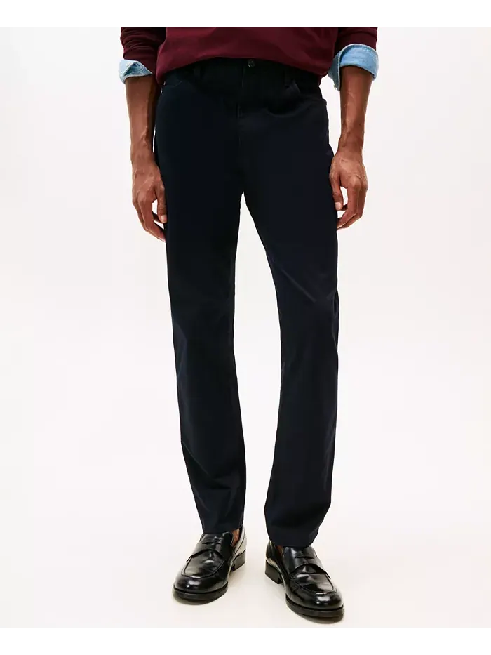 Мужские брюки Denton Slim-Straight Five-Pocket с эластичным твилом Tommy Hilfiger