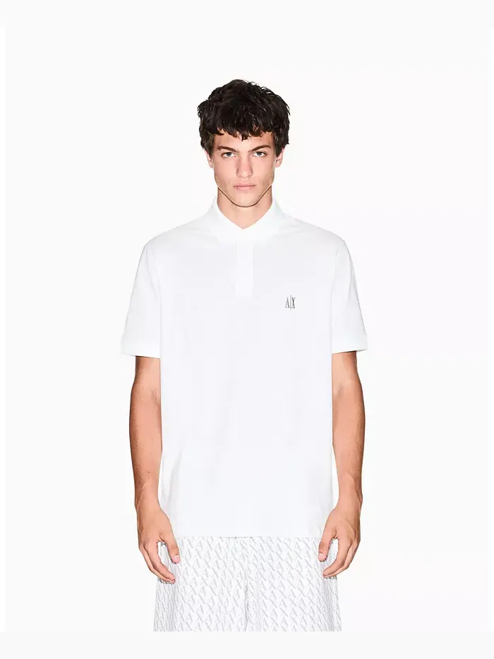 Мужская поло Icon A|X Armani Exchange — изображение 1 из 5, бежевый/бежевый