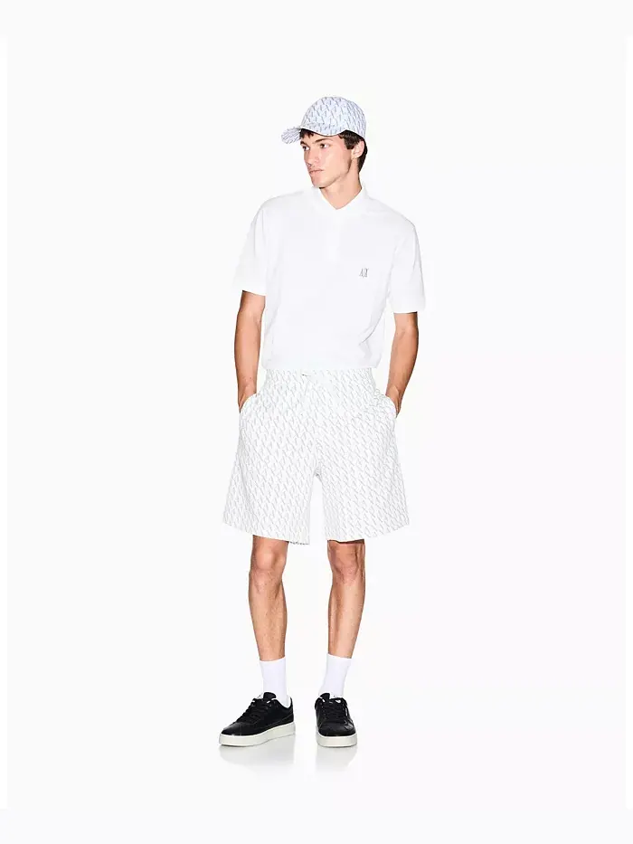 Мужская поло Icon A|X Armani Exchange — изображение 2 из 5, бежевый/бежевый