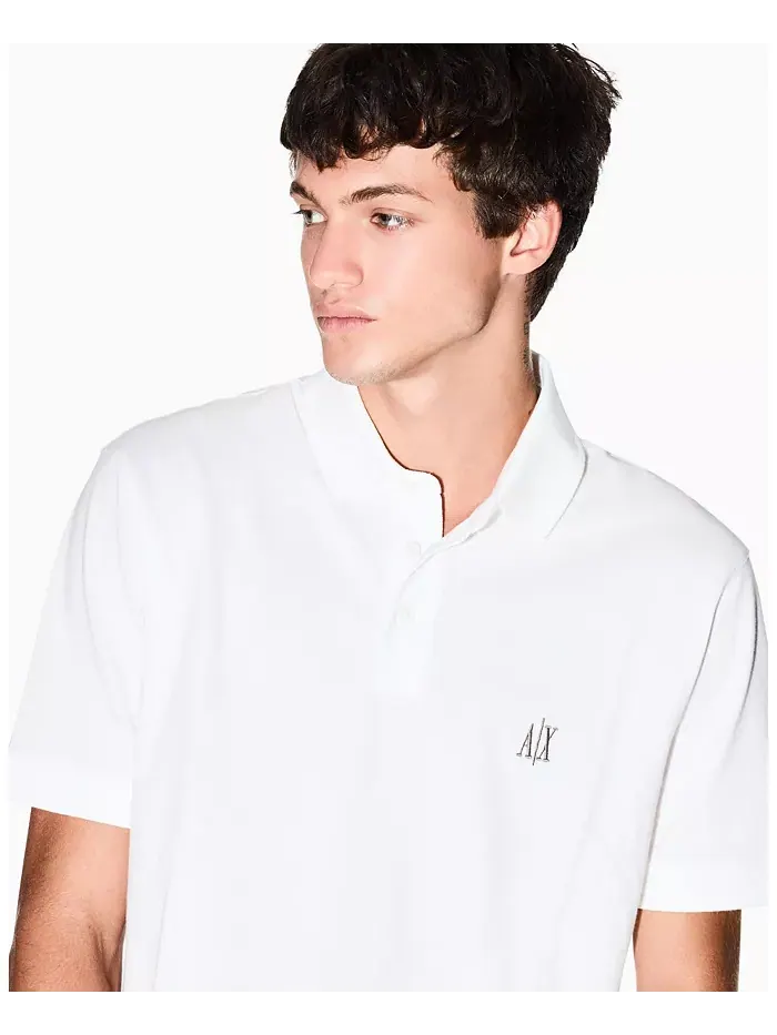 Мужская поло Icon A|X Armani Exchange — изображение 3 из 5, бежевый/бежевый