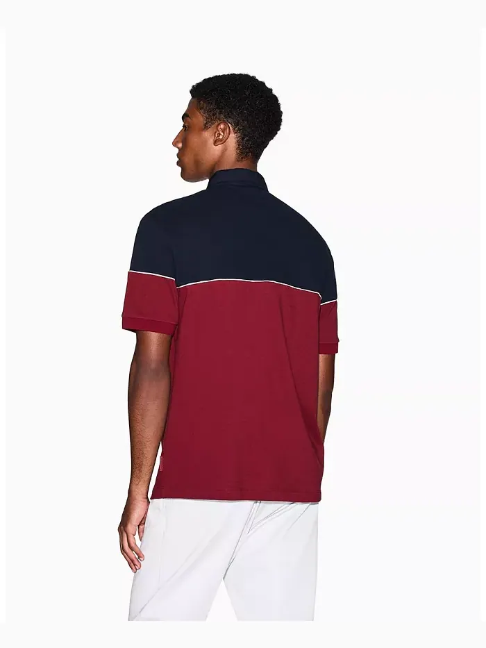 Мужская поло с цветными блоками из пике A|X Armani Exchange — изображение 3 из 5, мульти
