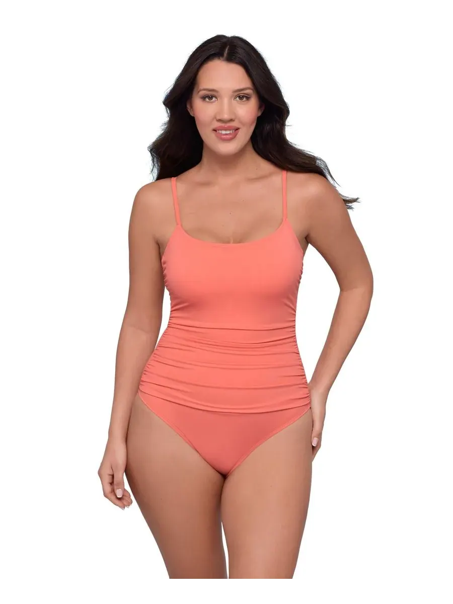 Женский слитный купальник S3 Smoothing Classic с присборенной передней частью S3 Apparel — изображение 1 из 3, арбузный
