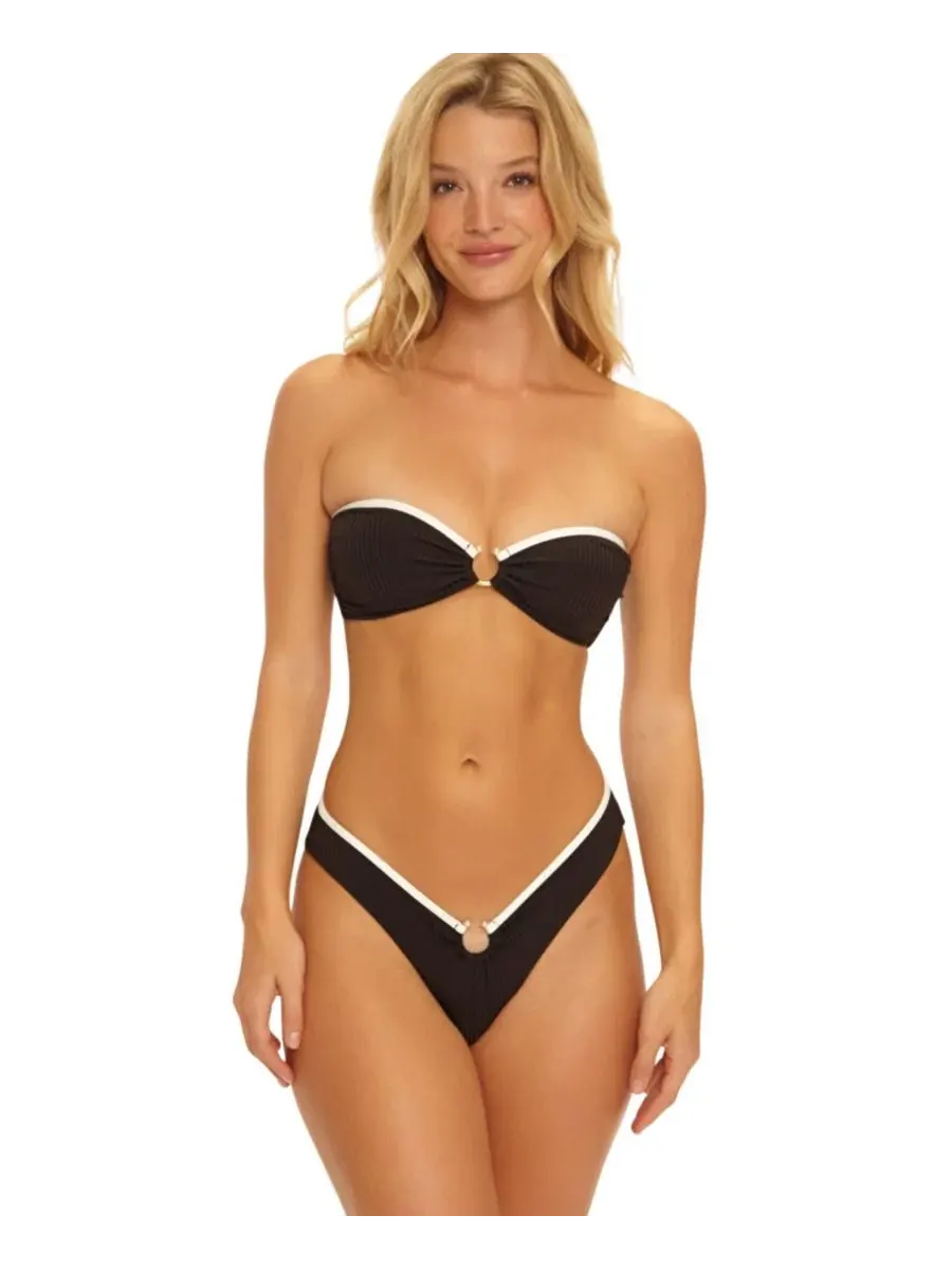 Женские бикини-трусики Anchor Skimpy Beach Bunny Swimwear — черный