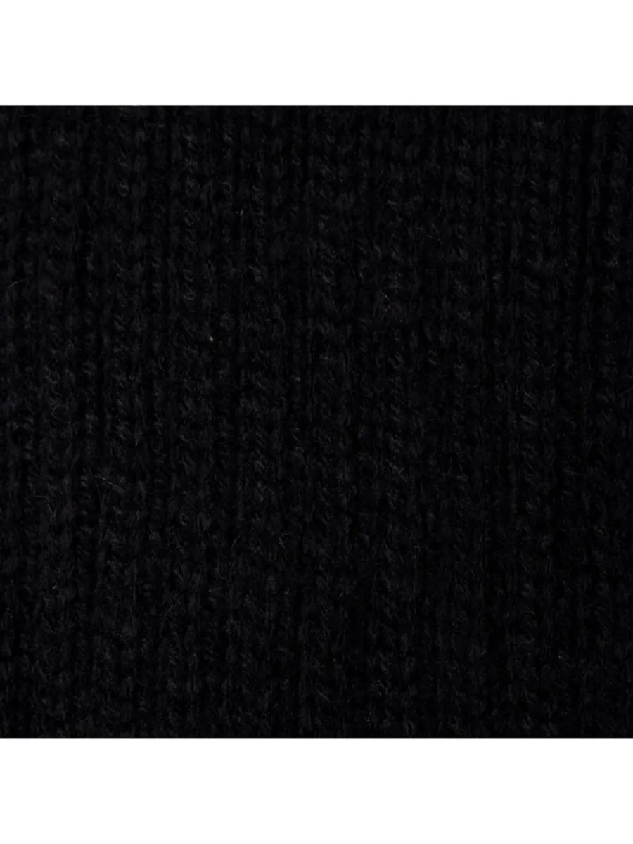 Женские толстые ребристые носки выше колена MUK LUKS — изображение 3 из 3, черный