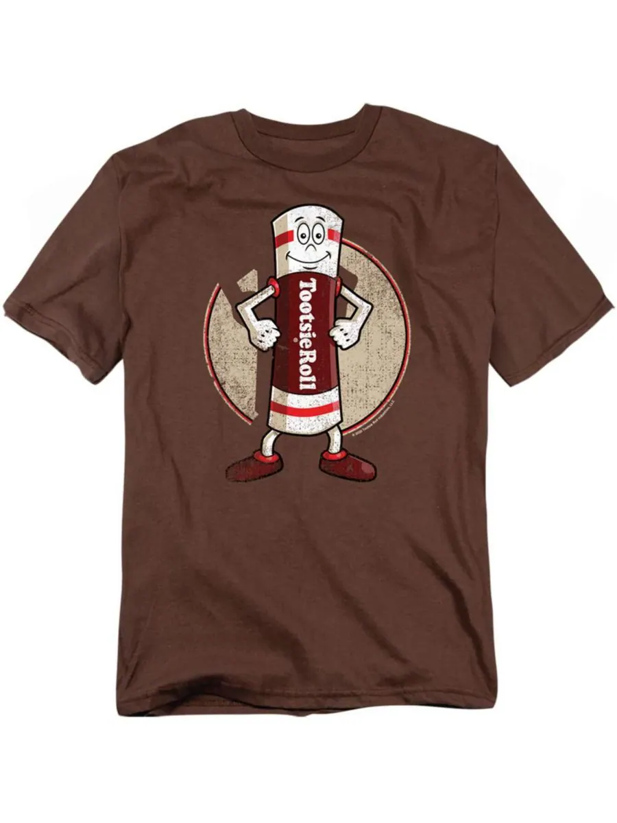 Мужская футболка Tootsie Man Tootsie Roll — коричневый