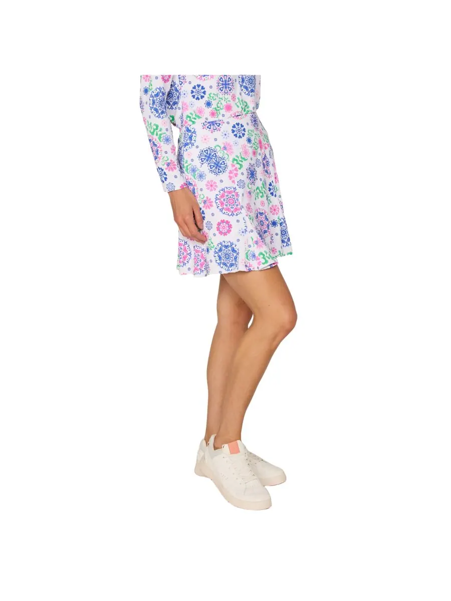 Шорты-юбка G Lifestyle Godet G Lifestyle Clothing, Carib. Turq medallion — изображение 2 из 5