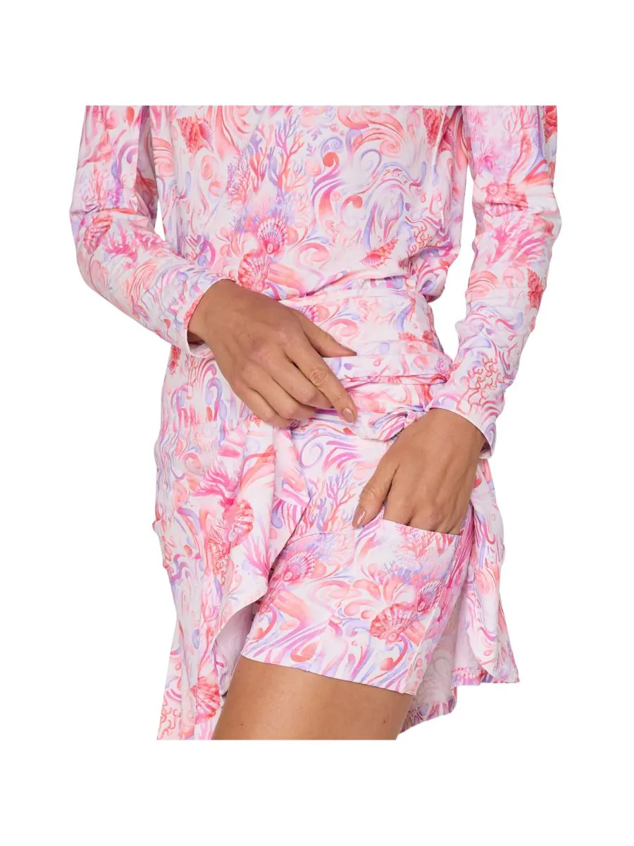 Шорты-юбка G Lifestyle Godet G Lifestyle Clothing — изображение 4 из 5, розовый
